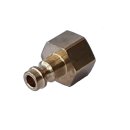 Kupplungsstecker mit Innengewinde M8 Messing, NW5