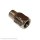 Mini-Rückschlagventil R/Rp 1/4" (AG/IG), ohne Feder, Messing vernickelt
