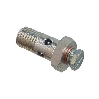 Hohlschraube M12 x 1,5mm mit Entlüftungsschraube