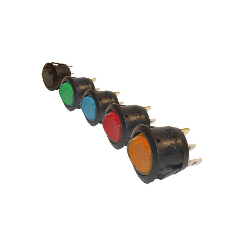 Mini Wippenschalter LED rot 12V/20A Schalter für