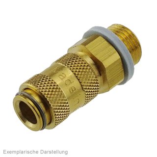 Produktbild von 6x Messing Tülle Schlauchanschluss – 12 Mm X 1/4 PT Buchse, Für Luft, Wasser, Öl