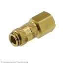 Kupplungsdose (NW2,7) G 1/8"(IG), Messing