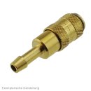 Kupplungsdose (NW2,7) 4mm Schlauch, Messing