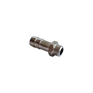 Gewindetülle G 1/8"-8mm, Messing vernickelt