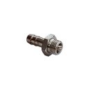 Gewindetülle G 1/4"-9mm, Messing vernickelt