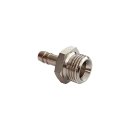 Gewindetülle G 1/2"-8mm, Messing vernickelt