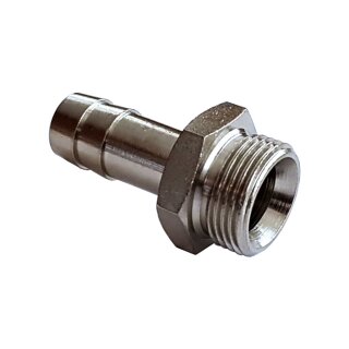Gewindetülle G 3/4"-16mm, Messing vernickelt