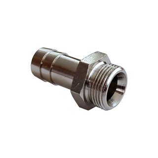 Gewindetülle G 3/4"-19mm, Messing vernickelt