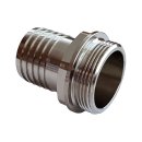 Gewindetülle G 1-1/2"-38mm, Messing vernickelt