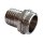 Gewindetülle G 1-1/2"-38mm, Messing vernickelt