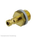 Kupplungsstecker (NW2,7) G 1/8"(AG), Messing