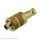 Kupplungsstecker (NW2,7) 4,3 x 3mm Schlauch, Messing