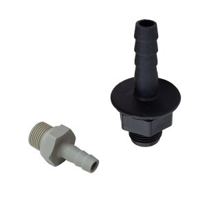 Polypropylen-Einschraubtülle Ø 4 bis 76 mm - 1/8" bis 3" mit FDA-Zulassung