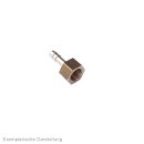 Aufschraub-Schlauchtülle G 1/4"-8 (5/16")mm, Messing