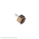 Aufschraub-Schlauchtülle G 1/2"-8 (5/16")mm, Messing
