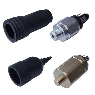 Druckschalter / Vakuumschalter mit Flachstecker, -0,5 bis 350 bar