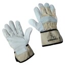 Industrie-Handschuhe, Rindsnarbenleder natur Gr. 8