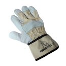 Industrie-Handschuhe, Rindsnarbenleder natur Gr. 8