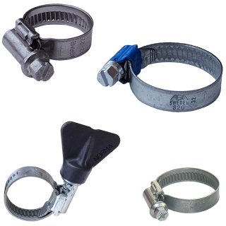 Schlauchschellen 9mm Band - NORMA, IDEAL, ABA