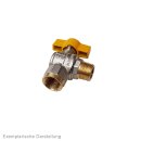 Messing-Winkelkugelhahn, DVGW, R 3/4" / Rp...