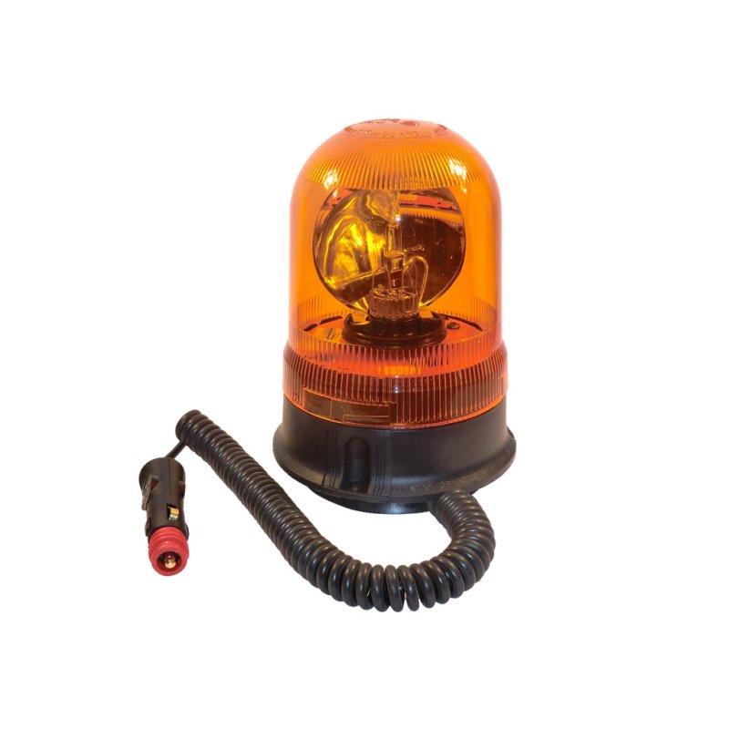 Rundumleuchte Astral orange 12 / 24V mit Magnetfuß und Saugnapf, 42,52 €