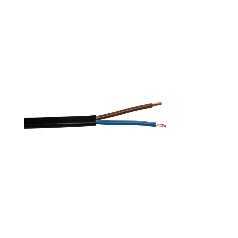 PVC mehradriges Kabel 2 x 1,5 mm² blau / braun, 1,67 €