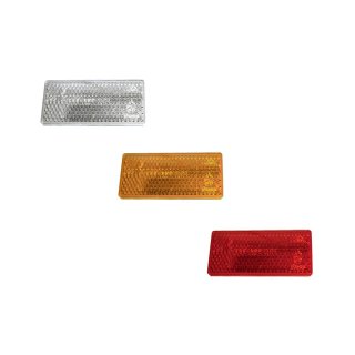 Reflektoren 69 x 31,5 mm, mit Selbstklebeband, 3 Farbvarianten