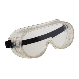 Vollsichtbrille, direkte Belüftung durch Perforation, gut über Korrekturbrille tragbar