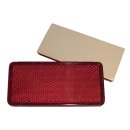 Reflektor rot, 95 x 44 mm, mit Selbstklebeband