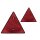 Dreieck-Reflektor rot in 2 Variationen