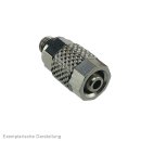 Gerade Verschraubung M5 4x2mm, Messing vernickelt - NBR