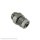Gerade Verschraubung G 1/4" 6x4mm, Messing vernickelt - FKM