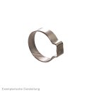 1-Ohr-Schlauchschelle 8,1 - 9,5mm, Edelstahl