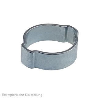 2-Ohr-Schlauchschelle 11 - 13mm, 1.4307 (W4)