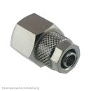 Aufschraub-Verschraubung G 1/8" 6x4mm, Messing...