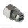 Aufschraub-Verschraubung G 1/8" 6x4mm, Messing vernickelt