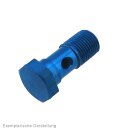 Hohlschraube, 1-fach G 1/8"-25,0mm, Aluminium