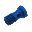 Hohlschraube, 1-fach G 1/4"-25,0mm, Aluminium