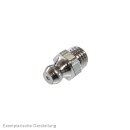 Gerader Kegelschmiernippel, R 1/8", Stahl verzinkt