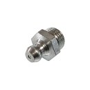 Gerader Kegelschmiernippel, R 1/4", Stahl verzinkt