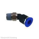 45°-Steckanschluss R 1/8"-8mm, IQS-Standard