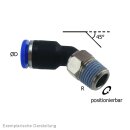 45°-Steckanschluss R 1/8"-8mm, IQS-Standard