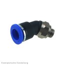 45°-Steckanschluss M 5-4mm, IQS-Standard