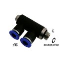 Steck-Mehrfachverteiler, 2-fach G 1/8"-6mm,...
