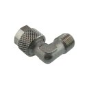 Winkel-Verschraubung R 1/8"-8x6mm, Messing vernickelt