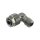 Winkel-Verschraubung R 1/8"-8x6mm, Messing vernickelt