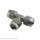 T-Verschraubung 4x2 / 4x2mm, Messing vernickelt