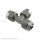 T-Verschraubung 6x4 / 6x4mm, Messing vernickelt