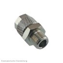 Gerade Verschraubung R 1/8"-4x2mm, Messing vernickelt