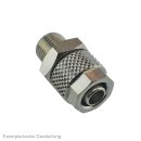 Gerade Verschraubung R 1/8"-4x2mm, Messing vernickelt